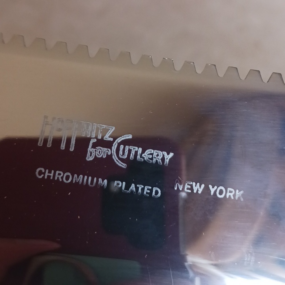 Vintage/collectable "Sawtooth Cleaver" By KA-BAR CUTLERS,New York, Read Below... - Picture 5 of 11